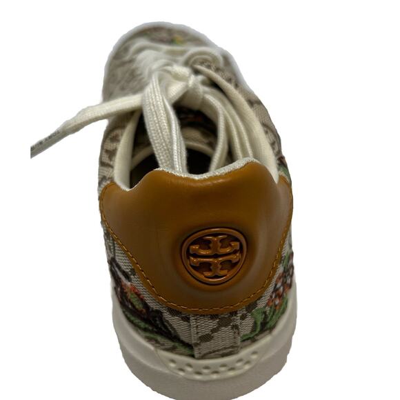 Tory Burch t monogram jacquard sneakers cheetah 6 - Picture 7 of 7